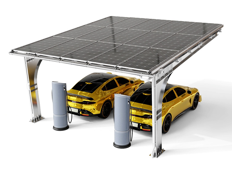 Vidéo d'installation d'un abri d'auto BIPV