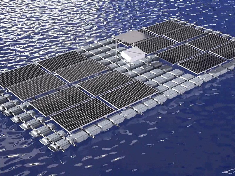 Vidéo d'installation du système de montage de modules solaires flottants