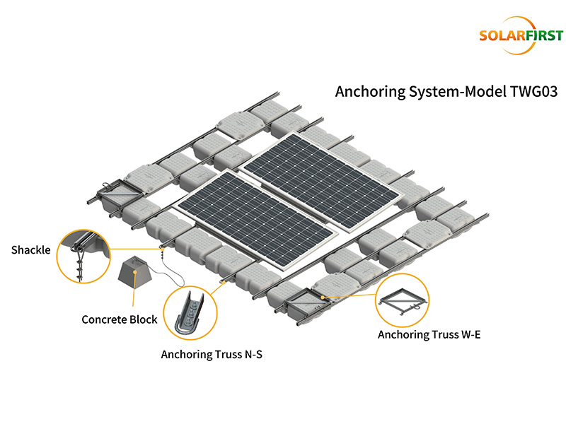 Premier système flottant solaire