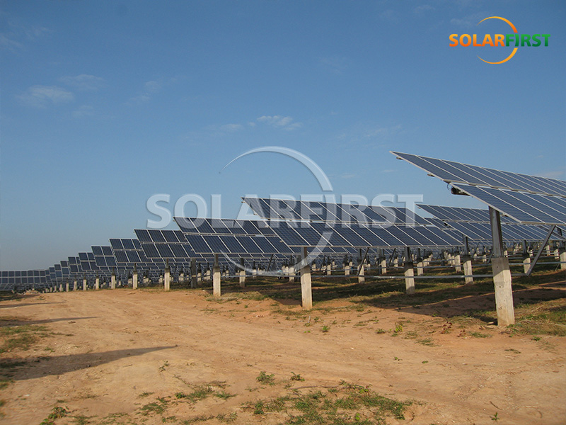Suivi mono-axe plat de 120 MWc en Thaïlande