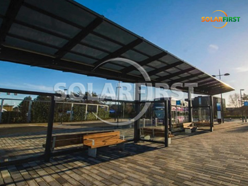 Solution d'abri voiture BIPV de 184 m² à l'Université de Bournemouth, Royaume-Uni