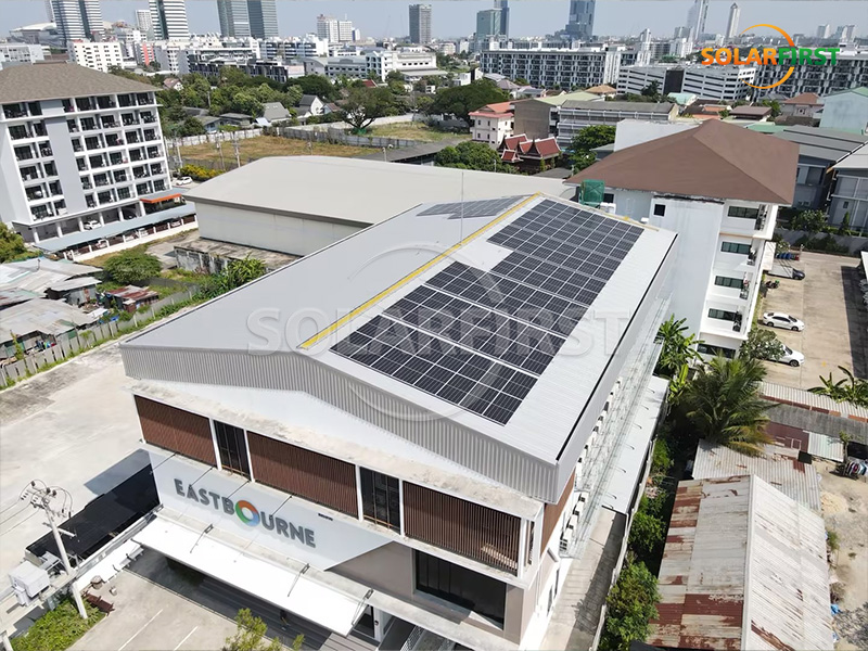#1MWp Metal Roof Mount in Thailand